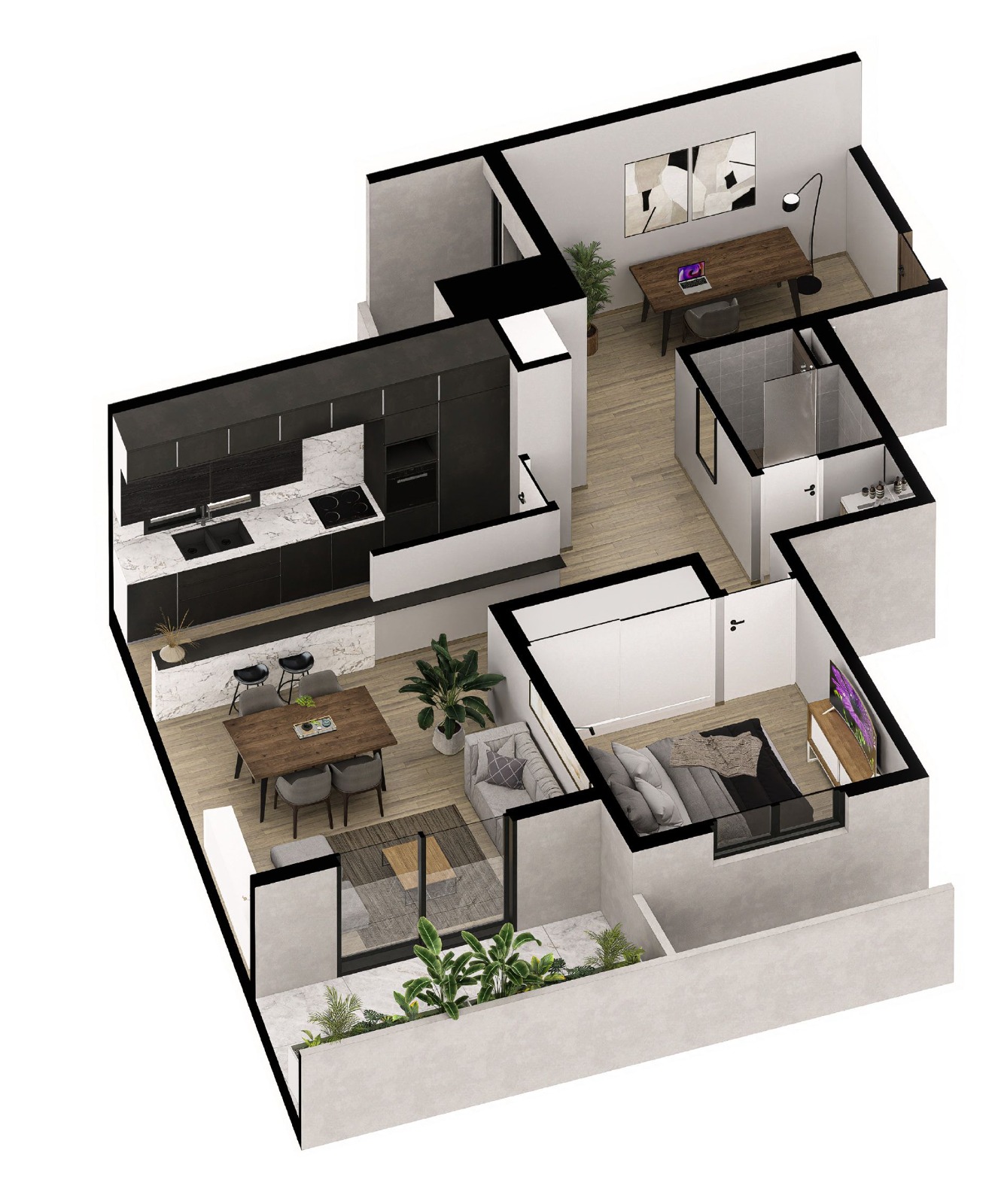PREVENTA · 2 habitaciones · dos baños · dormitorio con vestidor y baño en suite · balcón · edifico de Categoría · aménities - foto 9