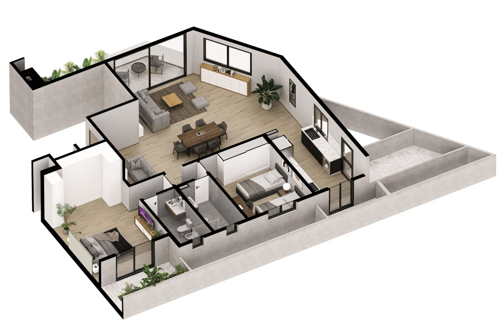 PREVENTA · 2 habitaciones · dos baños · dormitorio con vestidor y baño en suite · balcón · edifico de Categoría · aménities - foto 14
