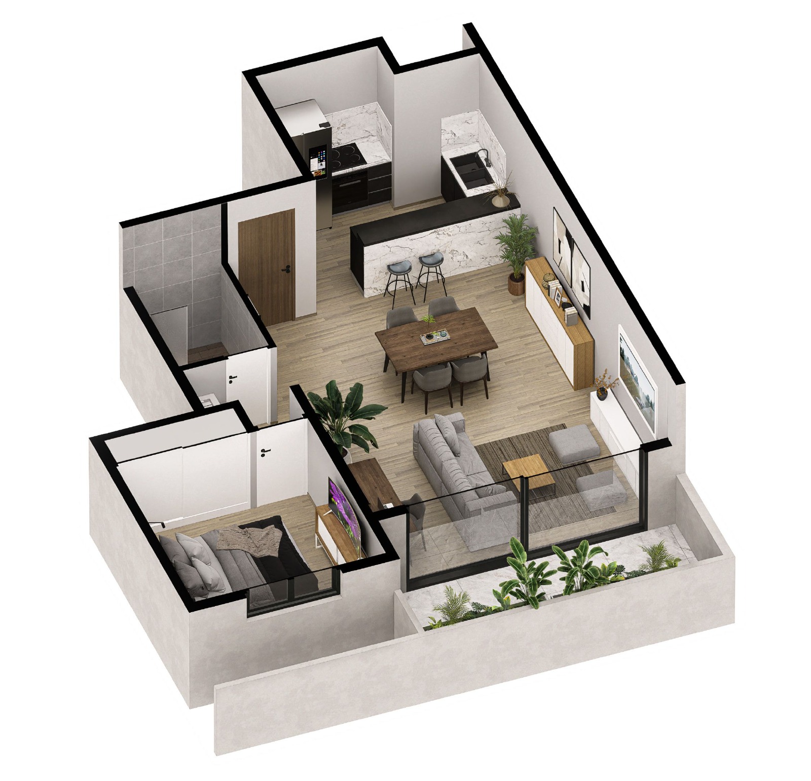 PREVENTA · 2 habitaciones · dos baños · dormitorio con vestidor y baño en suite · balcón · edifico de Categoría · aménities - foto 10