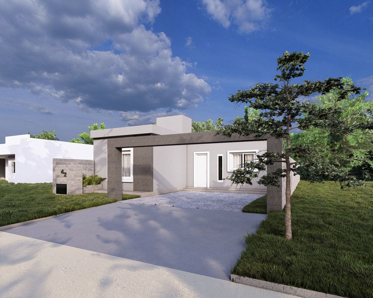 Casa a estrenar · 2 dormitorios · baño · cocina integrada al estar comedor · patio · espacio para cochera doble · escritura · lote 10x20 · superf.cubierta 63m2 - foto 4